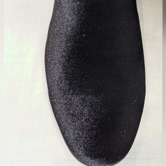 NEW Easy Strider Men’s Velvet Shoes Minimal Solid Slip-On Loafers Sz 10 Black - Picture 5 of 5